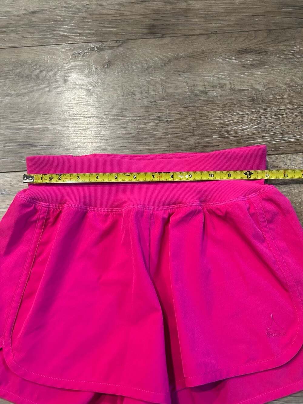 Reebok Hot Pink Athletic Running Shorts with Ribbed Waistband